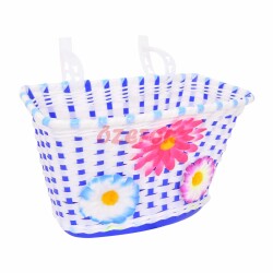 16 - 20 PLASTİK ÖRGÜ SEPET [MAVİ] - 