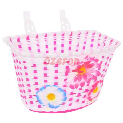 16 - 20 PLASTİK ÖRGÜ SEPET [PEMBE] - 1