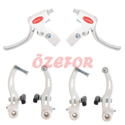 16-20 V BRAKE FREN TAKIMI BEYAZ [ALÜMİNYUM + PLASTİK KOLLU] - 