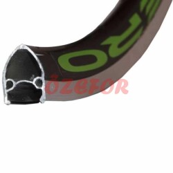 20 ALÜMİNYUM JANT ÇİFT KATLI YAZILI [SİYAH] [28 DELİK] - 