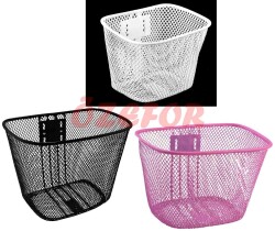 20 ÖN SEPET DEMİR KARIŞIK KOLİ [SİYAH / BEYAZ / PEMBE] - 