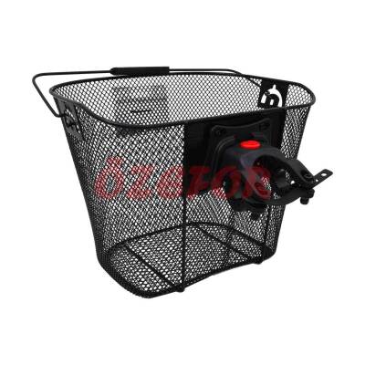 26 MTB ÖN SEPET DEMİR [KIZAKLI] 25.4-31.8 MM SİYAH RCTS-752 - 1