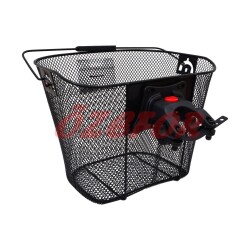 26 MTB ÖN SEPET DEMİR [KIZAKLI] 25.4-31.8 MM SİYAH RCTS-752 - 2