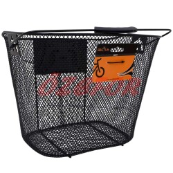 26 MTB ÖN SEPET DEMİR [KIZAKLI] 25.4-31.8 MM SİYAH RCTS-752 - 3