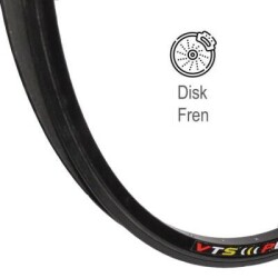 28 / 29 JANT ÇEMBER ÇİFT KAT SİYAH DİSKLİ 32 DELİK [ YERLİ ] - YERLİ