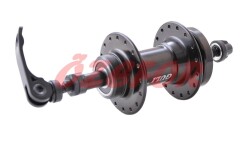 32 DELİK MTB ARKA HAZNE RULMANLI ALÜMİNYUM SİYAH [DİSK UYUMLU] - MANDALLI - 