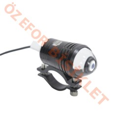 3U1 KISA-UZUN HUZMELİ ÇAKARLI SİS LAMBASI SİYAH 21 mm - 