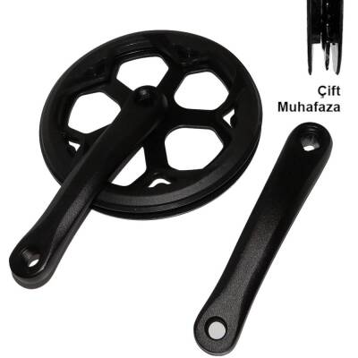 ALUMİNYUM AYNAKOL TEKLİ 48T 170MM ÇİFT KORUMALI VİTESLİ UYUMLU - 1