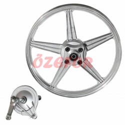 ARKA JANT ALÜMİNYUM KOMPLE [1.60 * 18] AGK [KAMPANA-BALATA-MİL DAHİL ] - 