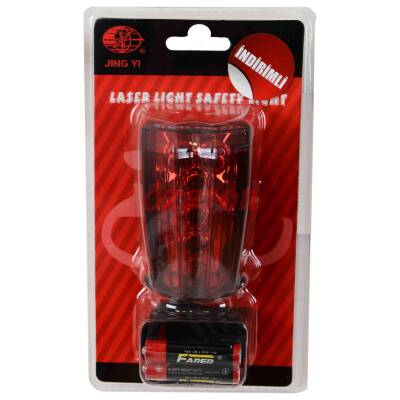 ARKA STOP LAZER 5 LED Lİ - 3 FONKSİYONLU - SU GEÇİRMEZ [PİL DAHİL] JY-2L-A - 2