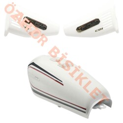 BENZİN DEPOSU VE YAN KAPAKLAR BEYAZ [TAKIM] [OEM] CG - 