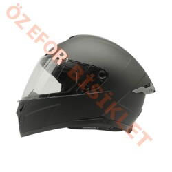 BEON- KAPALI KASK [FULL FACE] [B507] [MAT SİYAH] [L] - 