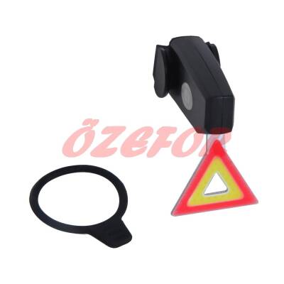 BİSİKLET ÇAKAR 5 FONKSİYONLU SARI-KIRMIZI IŞIKLI [USB GİRİŞLİ] - 1