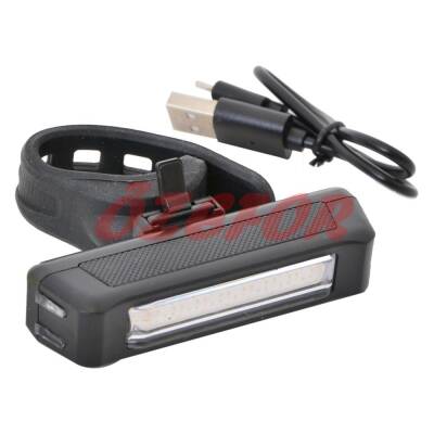 BİSİKLET ÇAKAR 6 FONKSİYONLU RENKLİ IŞIKLI [60 LUMEN - USB GİRİŞLİ] RCTS-6025C - 2