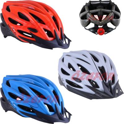 BİSİKLET KASKI YETİŞKİN VİZÖRLÜ - LEDLİ R-29 [58-61 CM / L] RECTUS - 1