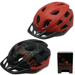 BİSİKLET KASKI YETİŞKİN - VİZÖRLÜ Y-48 [KARIŞIK DESEN] [KUTULU] M / L - 