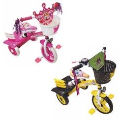 ELEGANCE 3 TEKERLEKLİ BİSİKLET PEMBE/BEYAZ - SARI/SİYAH [ YERLİ ] - 