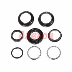 FURŞ YATAĞI SİYAH KÖŞELİ AÇIK - 