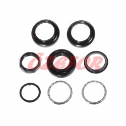 FURŞ YATAĞI SİYAH KÖŞELİ KUTULU - 