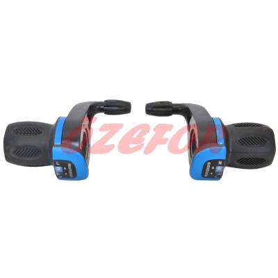 GRIP SHIFT VİTES KOLU 7 ' Lİ NO-INDEX KDSG-08 [SET- TEKLİ AMBALAJ] - MAVİ - SAIGUAN - 1