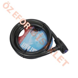 HALAT KİLİT DOLAMALI 20 x 200 CM SİYAH BAŞLIK - 