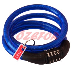 HALAT KİLİT DOLAMALI [87507] 8 X 100 CM 4 ' LÜ ŞİFRELİ ZHONGLI - ZHONGLI