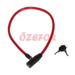 HALAT KİLİT PLASTİK BAŞLI 65 CM - 