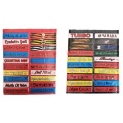 KADRO YAZI SETİ 100'LÜK [ YERLİ ] SBAK09 - YERLİ