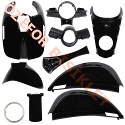 KAPORTA SET [BOYALI AKSAM] [SİYAH] - KUBA BLUEBERRY - 