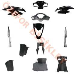 KAPORTA SET ESKİ MODEL [SİYAH] HONDA ACTIVA S - 