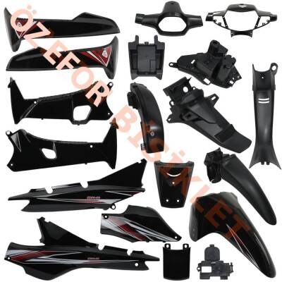 KAPORTA SET [SİYAH] - ARORA KASIRGA - 1