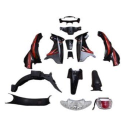 KAPORTA SET [SİYAH] [FAR+STOP+SİNYAL DAHİL] MONDIAL SFC - 