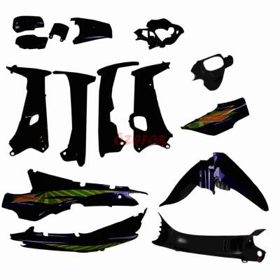 KAPORTA SET [SİYAH] [KALIPSO - ÇELİK] CUB - 1