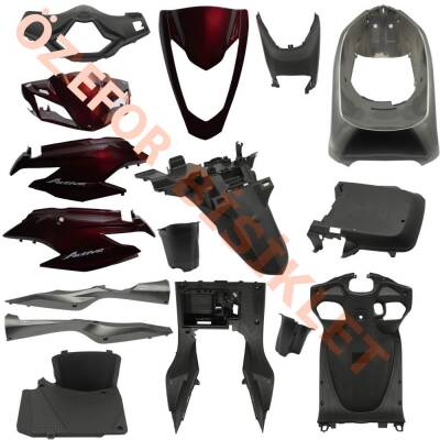 KAPORTA Y. SET [BORDO] [ESKİ MODEL] HONDA ACTIVA S - 1