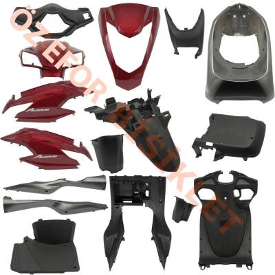 KAPORTA Y. SET [KIRMIZI] [YENİ MODEL] HONDA ACTIVA S - 1