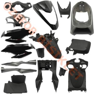 KAPORTA Y. SET [SİYAH] [YENİ MODEL] HONDA ACTIVA S - 1