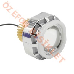 KARE ANGEL'LI YENİ MODEL ÇAKARLI SİS LAMBASI [KIRMIZI] - 