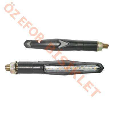 KAYAN LED SİNYAL [SARI IŞIK] [TAKIM] SİYAH [1062L-Y] - E BELGELİ - 1