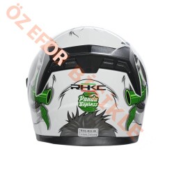 KC-ÇENESİZ VİZÖRLÜ YAZLIK KASK [KC528-1] PANDA [XXL] E BELGELİ - 3
