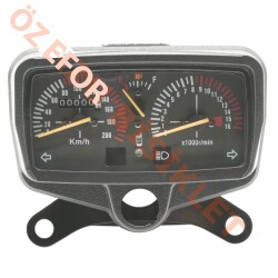KİLOMETRE SAATİ CG [DEVİR SAATİ TELLİ] [200 KM] [16 BİN DEVİR] BENZİN VE VİTES GÖSTERGELİ - 