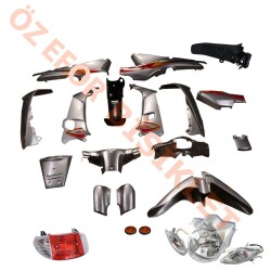 MFH-KH KAPORTA SET [GÜMÜŞ] [FAR+STOP DAHİL] CUB - 