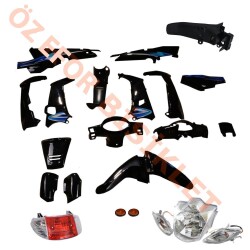 MFH-KH KAPORTA SET [SİYAH] [FAR+STOP DAHİL] CUB - 