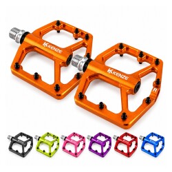 MTB CNC 6061 ALUMİNYUM PEDAL - CR-MO MİL - DU+MİL - 112x100x19mm - 318 Gram - 