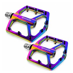 MTB CNC ALÜMİNYUM PLATFORM PEDAL - CR-MO MİL - DU+RULMAN - OİL SLİCK - 