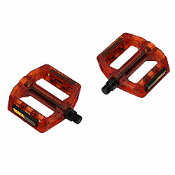 MTB PEDAL BİLYALI [ŞEFFAF] [110MM-100MM] - KIRMIZI - 