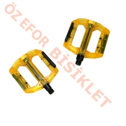 MTB PEDAL BİLYALI [ŞEFFAF] [110MM-100MM] -SARI - 