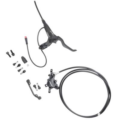 NUTT SCOOTER SAĞ ÖN HİDROLİK FREN SETİ SENSÖR BAĞLANTILI 2 PİNLİ 135 CM - 1