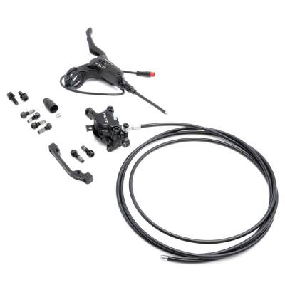 NUTT SCOOTER SOL ARKA HİDROLİK FREN SETİ SENSÖR BAĞLANTILI 2 PİNLİ 220 CM - 1