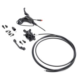 NUTT SCOOTER SOL ARKA HİDROLİK FREN SETİ SENSÖR BAĞLANTILI 2 PİNLİ 220 CM - 