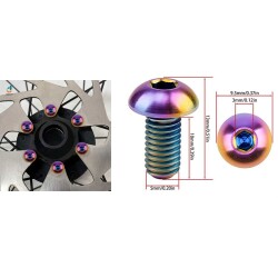 OILSLICK ROTOR VİDASI 6 LI PAKET - M5X10 - (1)